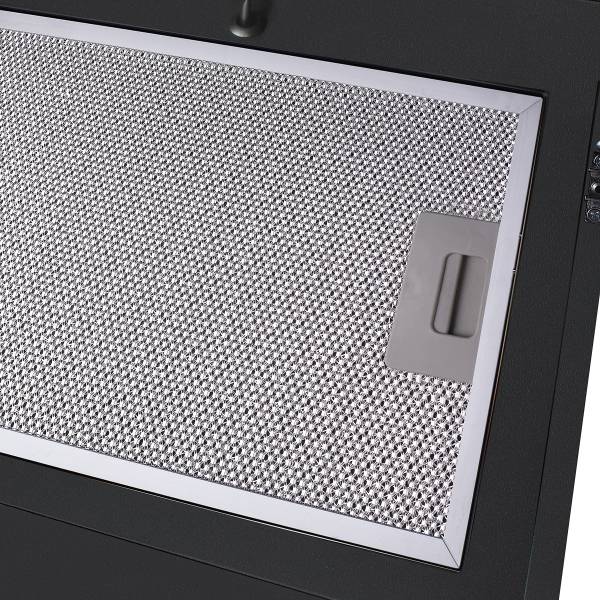 Schräghaube Respekta 60 cm E Schwarz