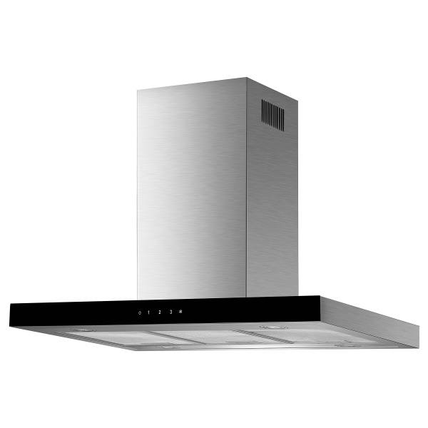 Cappa da isola Respekta 90 cm argento