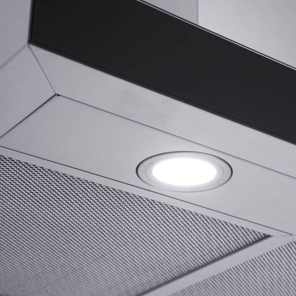 Cappa da isola Respekta 90 cm argento