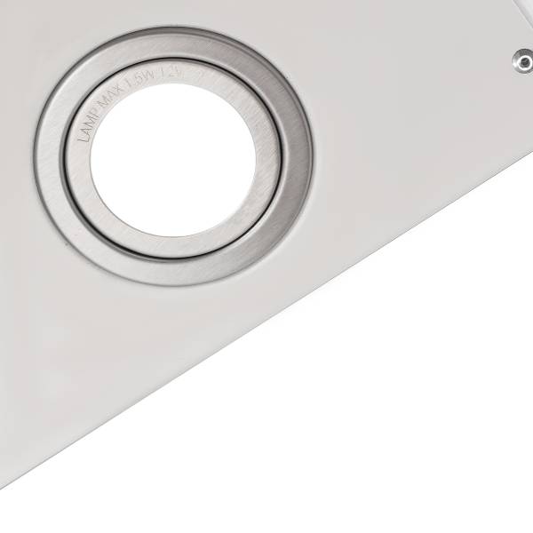 Schräghaube Respekta 80 cm D Weiß