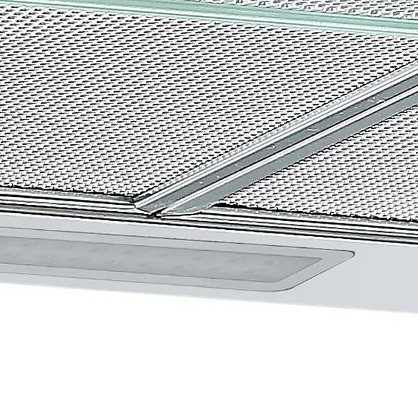 Cappa sottopensile Respekta 60 cm argento