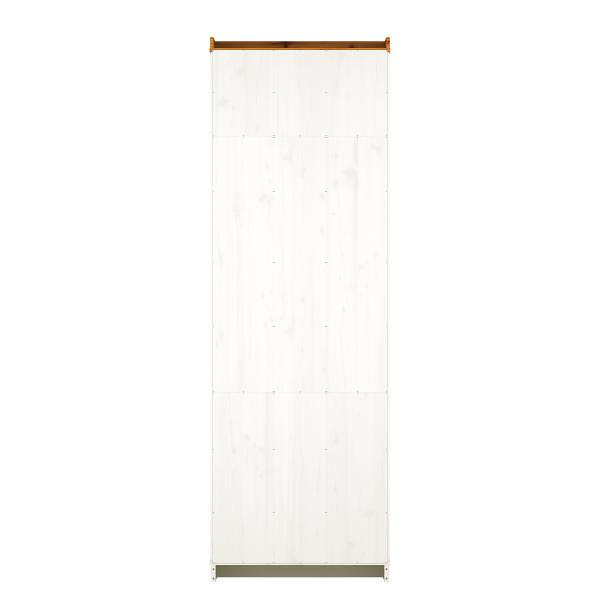 Massiver Schrank LILLEHAMMER Kiefer Weiß / Kiefer Honig