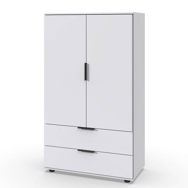 Linnenkast Easy Plus wit - Breedte: 81 cm - zwart