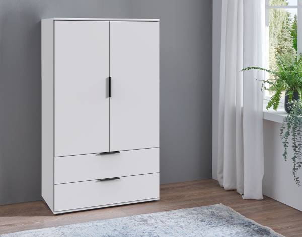 Linnenkast Easy Plus wit - Breedte: 81 cm - zwart