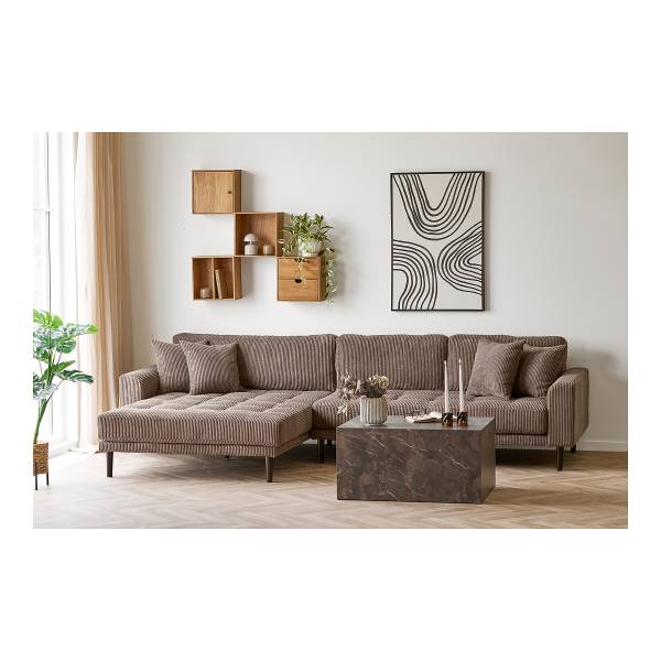 Divano con chaise longue Marol Longchair preimpostata a sinistra