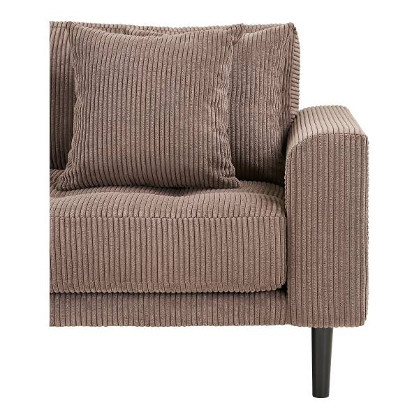 Divano con chaise longue Marol Longchair preimpostata a sinistra