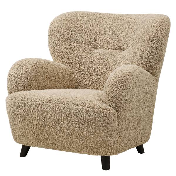Loungesessel Dusta Teddystoff