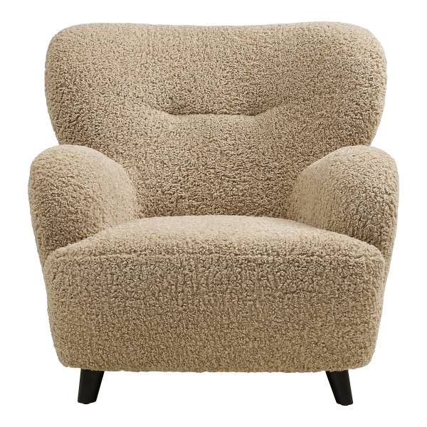 Loungesessel Dusta Teddystoff