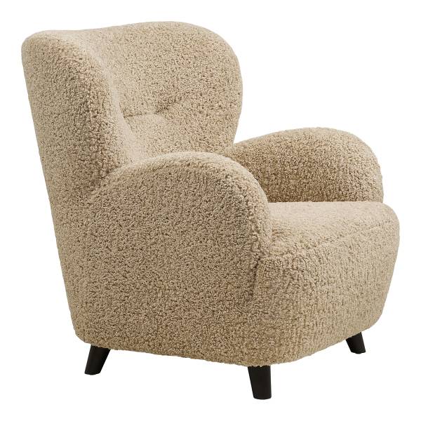 Loungesessel Dusta Teddystoff