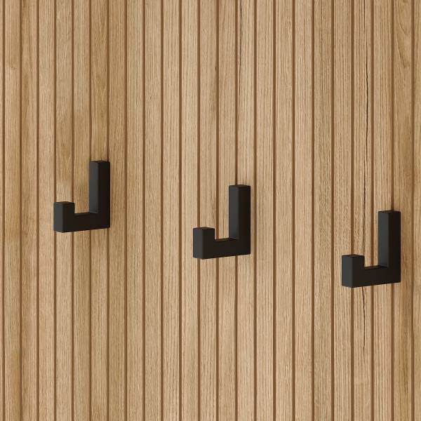 Kompaktgarderobe Nenden Typ C Grau / Eiche Artisan Dekor