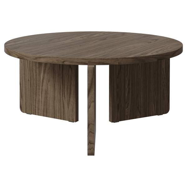 Salontafel Preffines - 88 cm donkere eikenhouten look