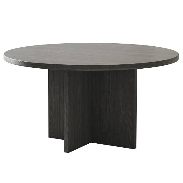 Tavolino da salotto Ovo Effetto quercia nero marrone