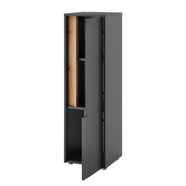 Badset Chinelas 3-teilig Midischrank Anthrazit