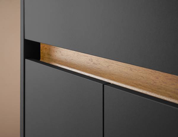 Badset Chinelas 3-teilig Midischrank Anthrazit