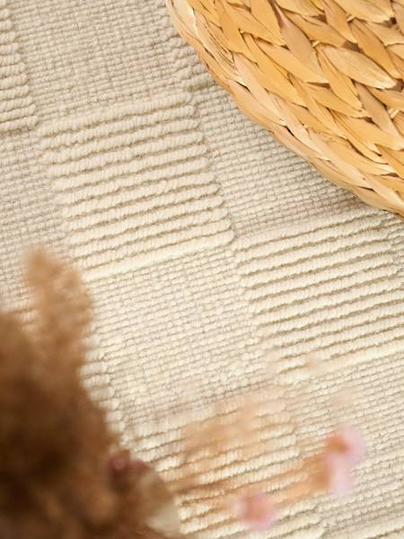Tapis de couloir Scala Laine - Crème