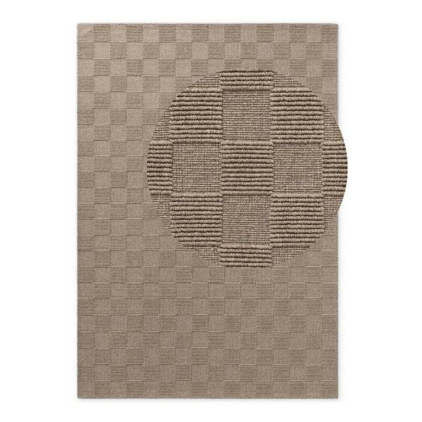 Wollteppich Scala Wolle - Beige - 200 x 300 cm