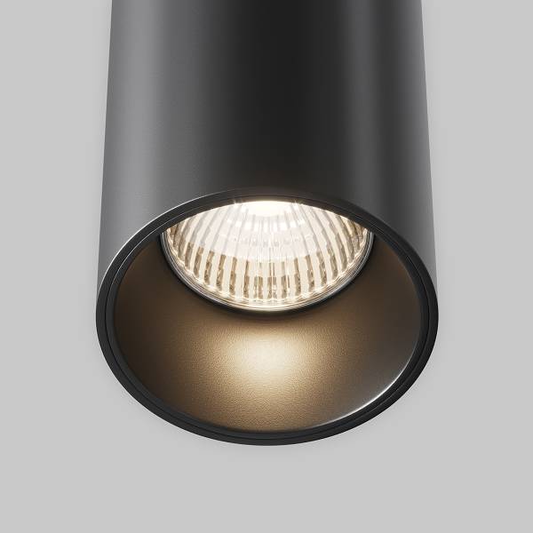 Suspension LED Efir Aluminium - 1 flamme - Noir