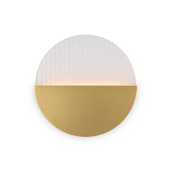 LED-Wandleuchte Jupiter Typ B Glas / Mischmetall - 1-flammig