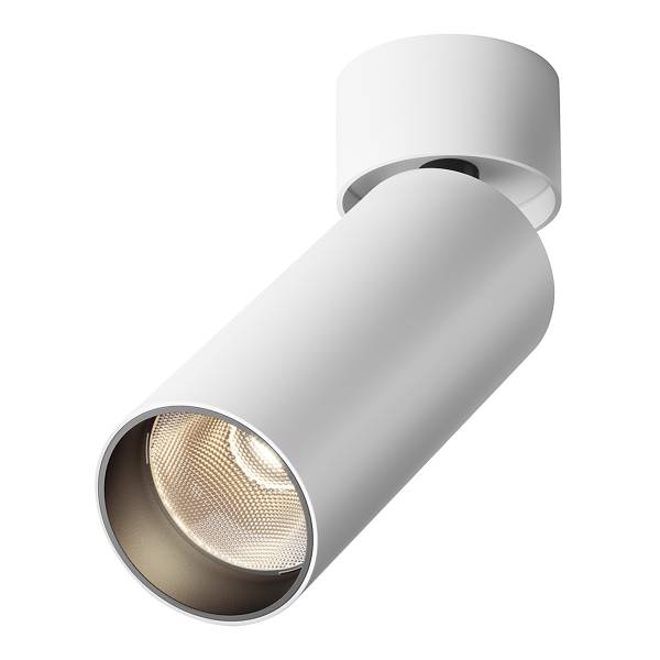 LED-plafondlamp Focus type A aluminium - 1-lichts