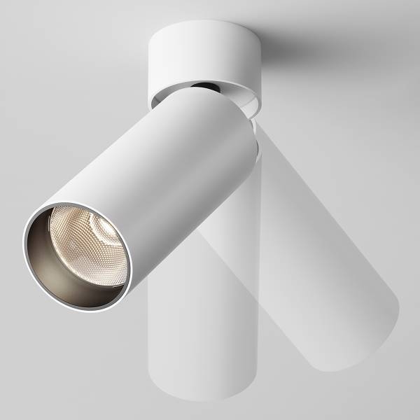 LED-plafondlamp Focus type A aluminium - 1-lichts