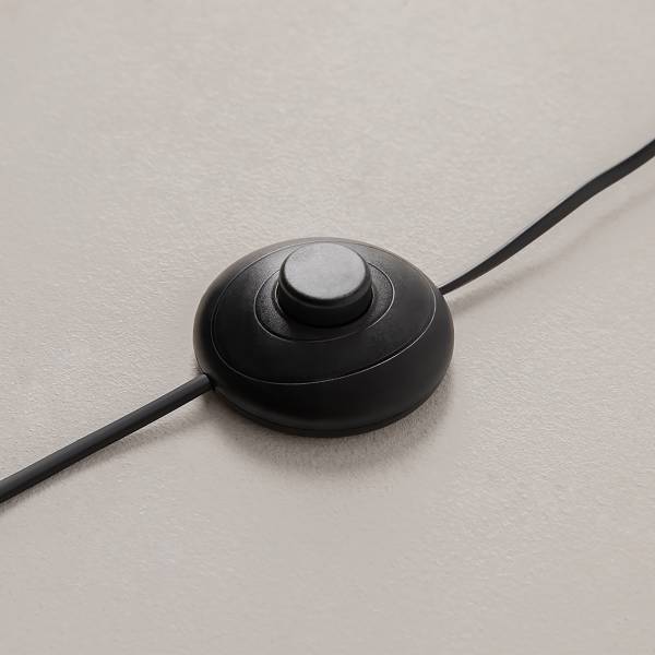 LED-Stehleuchte Evolution Mischgewebe / Aluminium - 1-flammig