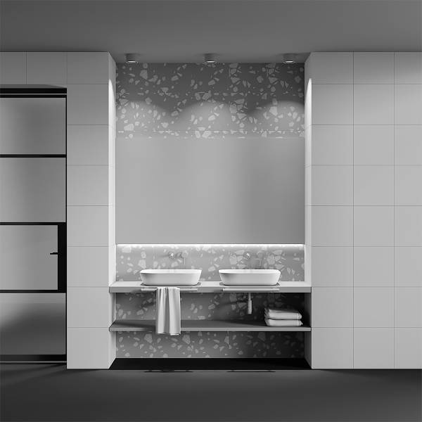 Plafonnier LED Hydra A Aluminium - 1 flamme - Noir