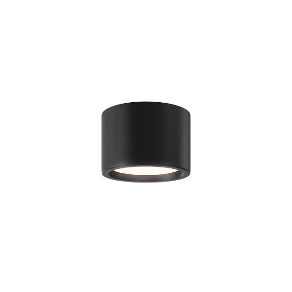 Plafonnier LED Hydra A Aluminium - 1 flamme - Noir