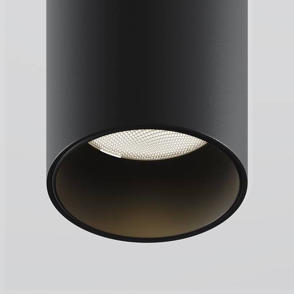 LED-Einbauleuchte Focus T Aluminium - 1-flammig - Schwarz