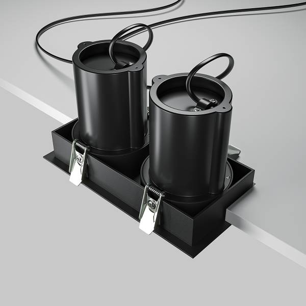 LED-Einbauleuchte Hidden Aluminium - 1-flammig