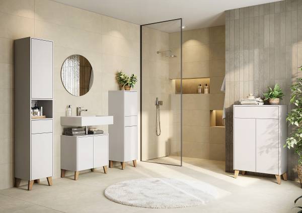 Colonne de salle de bain Arnea Cachemire