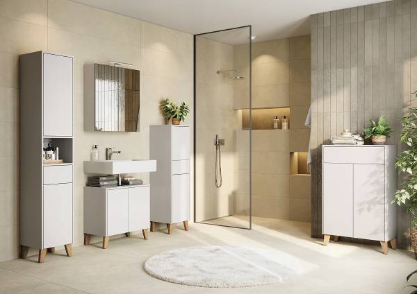 Colonne de salle de bain Arnea Cachemire