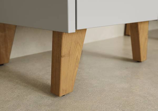 Badset Arnea 4-teilig Spiegelschrank Inklusive Beleuchtung - Kaschmir