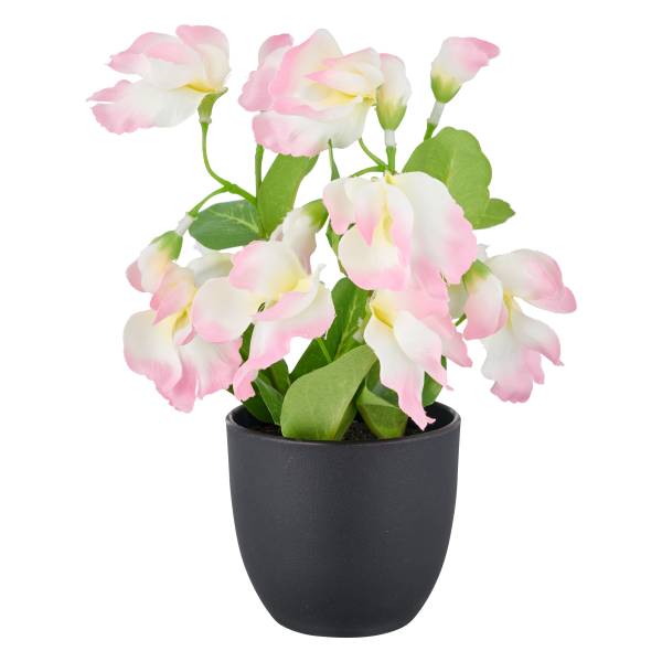 Kunstblume Wicke 3er-Set Polyethylen / Polyester - Multicolor