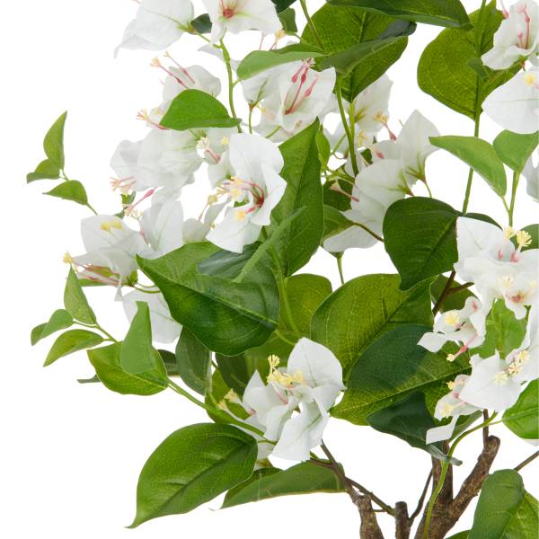 Kunstblume Bougainvillea Polyethylen / Polyester - Weiß