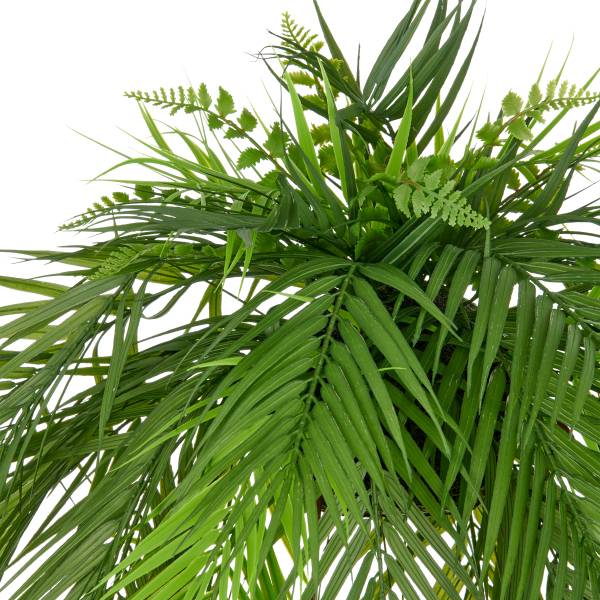 Kunstpflanze Palmwedelhänger Polyethylen - Grün