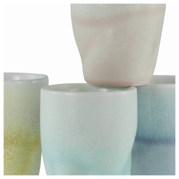 Kaffeebecher Squeezy Maytime 4er-Set Keramik - Mehrfarbig