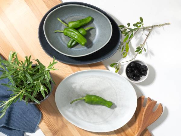 Tafelservice Pietra 8-teilig Keramik - Mehrfarbig