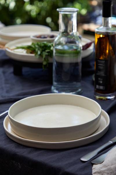 Tafelservice Lagoa 12-teilig Typ B Keramik - Creme