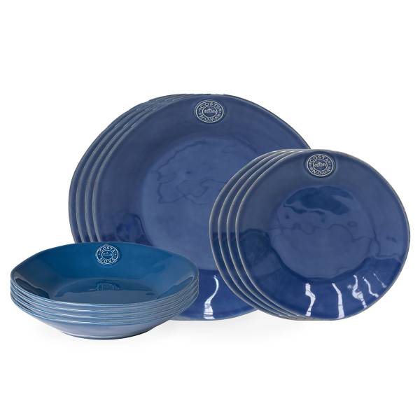 Tafelservice Nova 12-teilig Keramik - Blau