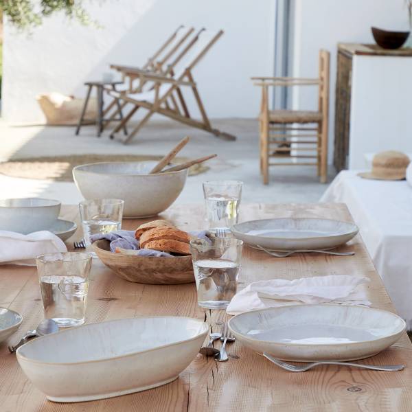 Kombiservice Eivissa 4-teilig Keramik - Beige