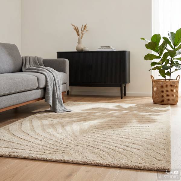 Tappeto pelo lungo Lumoza Polipropilene / Poliestere - Marrone - 160 x 230 cm