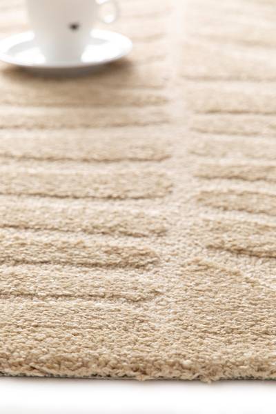 Tappeto pelo lungo Lumoza Polipropilene / Poliestere - Marrone - 160 x 230 cm
