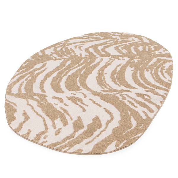 Hochflorteppich Liora Polypropylen / Polyester - Beige / Creme - 160 x 229 cm