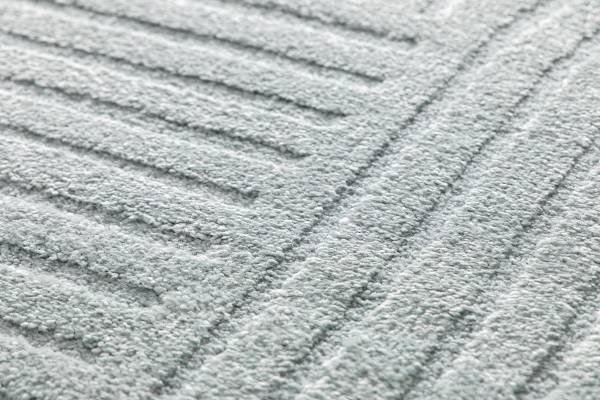 Tapis poils longs Lioraen Polypropylène / Polyester - Bleu - 160 x 230 cm