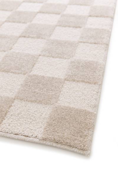 Kurzflorteppich Arina Polypropylen / Polyester - Creme / Beige - 200 x 290 cm