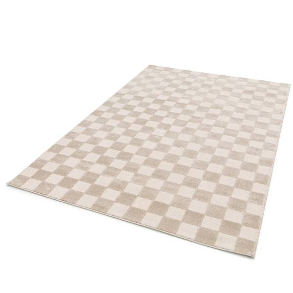 Kurzflorteppich Arina Polypropylen / Polyester - Creme / Beige - 200 x 290 cm