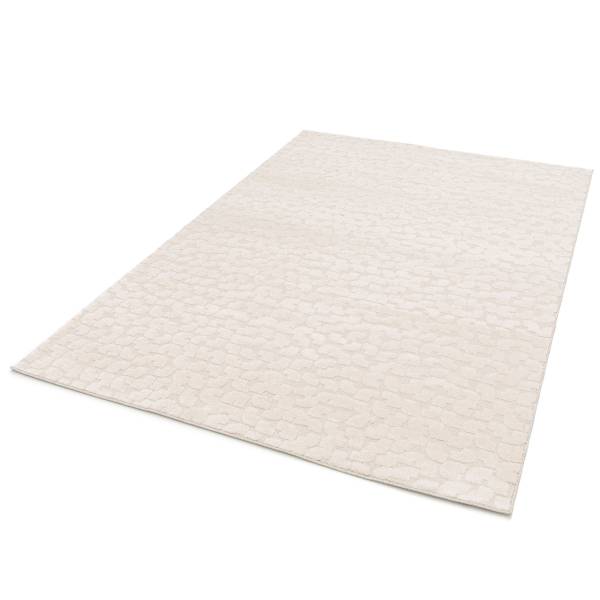 Tappeto a pelo corto Aera Polypropylen / Polyester - Creme - 160 x 230 cm
