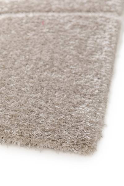Hochflorteppich Naro Polyester - Grau - 160 x 230 cm