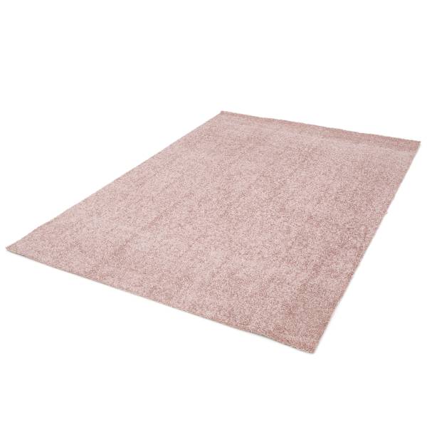 Hochflorteppich Lura Polypropylen - Pink - 140 x 200 cm