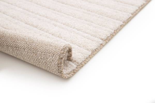 Kurzflorteppich Doro Polypropylen, Polyester - Beige / Creme - 200 x 290 cm